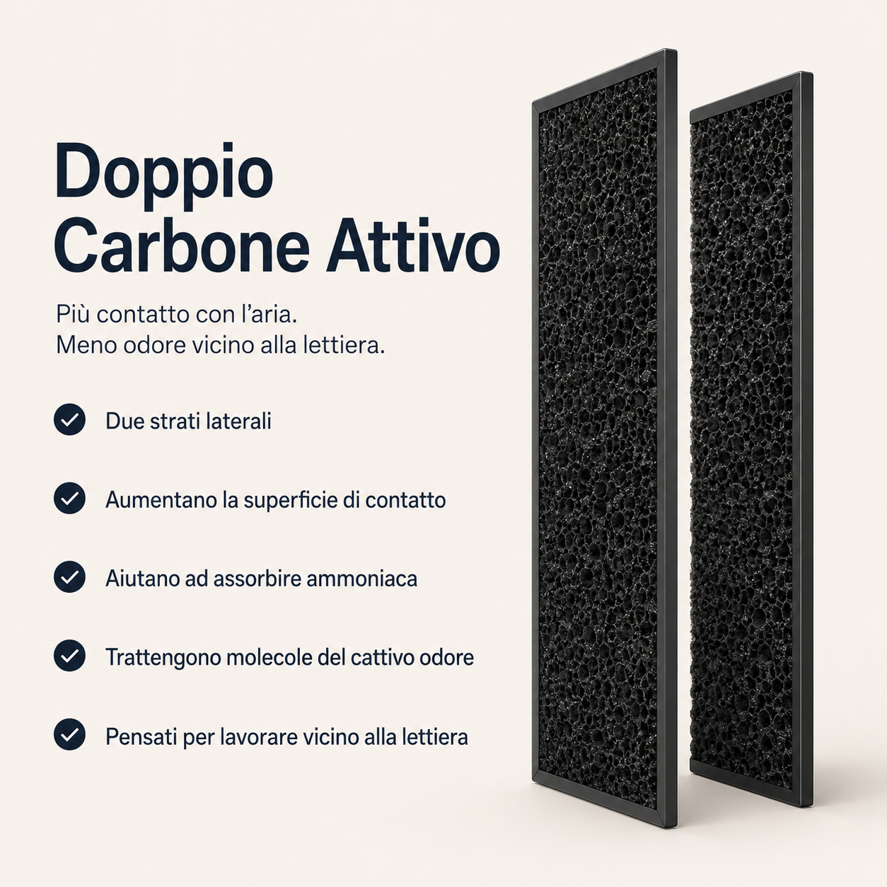 Doppio Filtro Carbone Attivo
